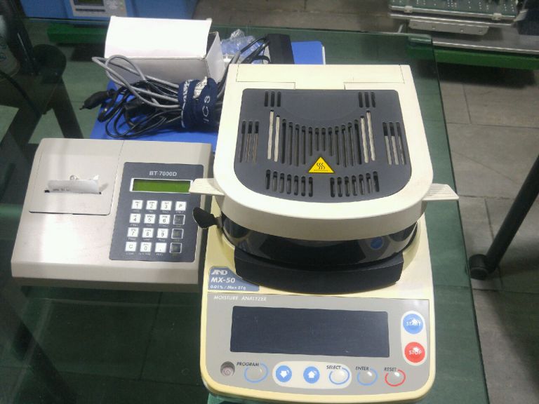 AND 수분측정기 판매합니다[MX-50]-프린터포함[BT-7000D]